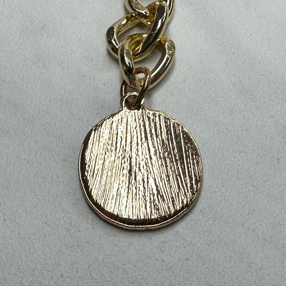 Womens Gold Tone Draped Multi Chain Belt Coin Charm One Size (OS) ✨ - Picture 3 of 16